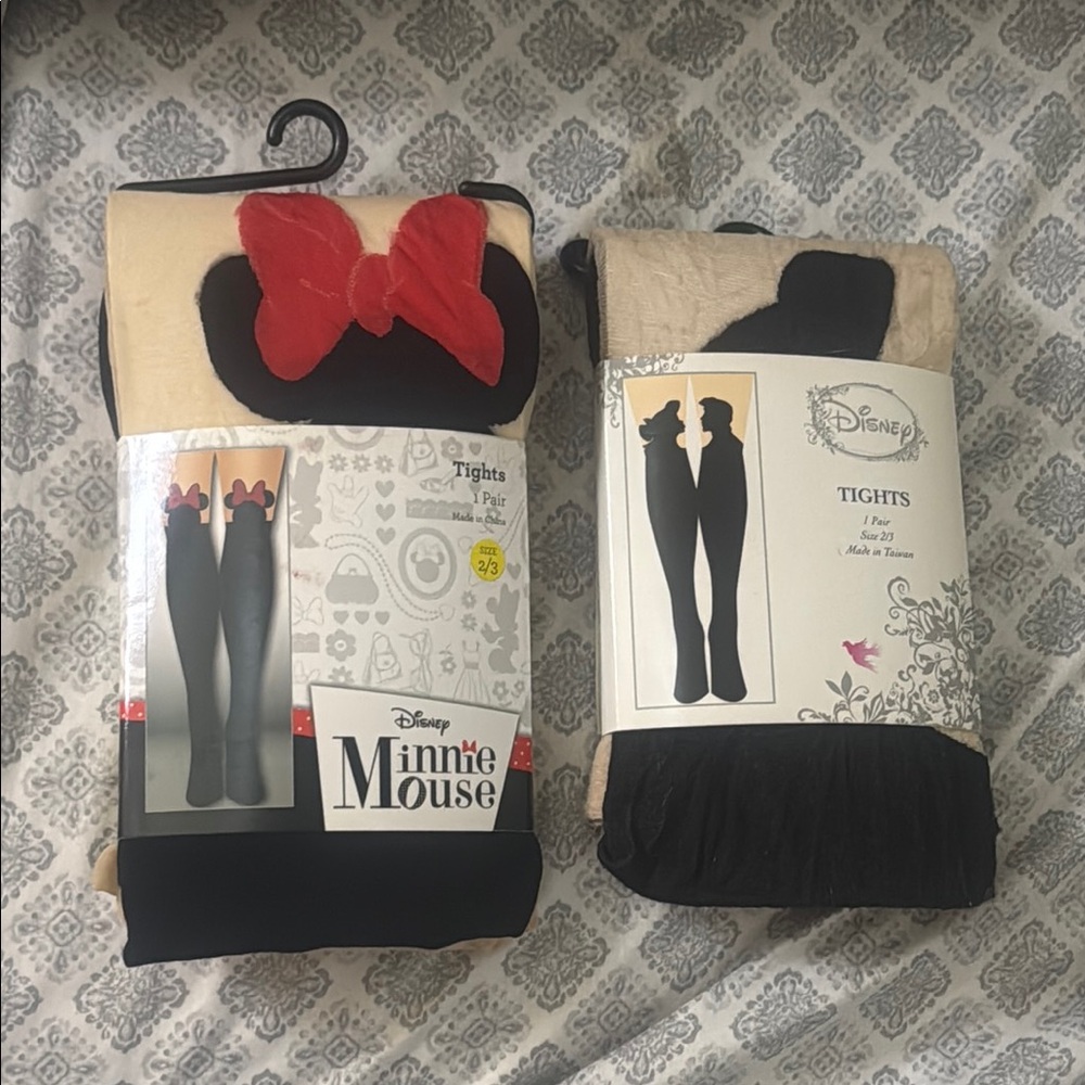 Disney Tights - Minnie Mouse and Little Mermaid!